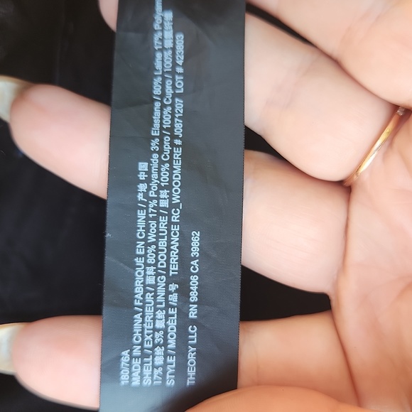 Theory wool blend joggers size medium - Picture 6 of 11